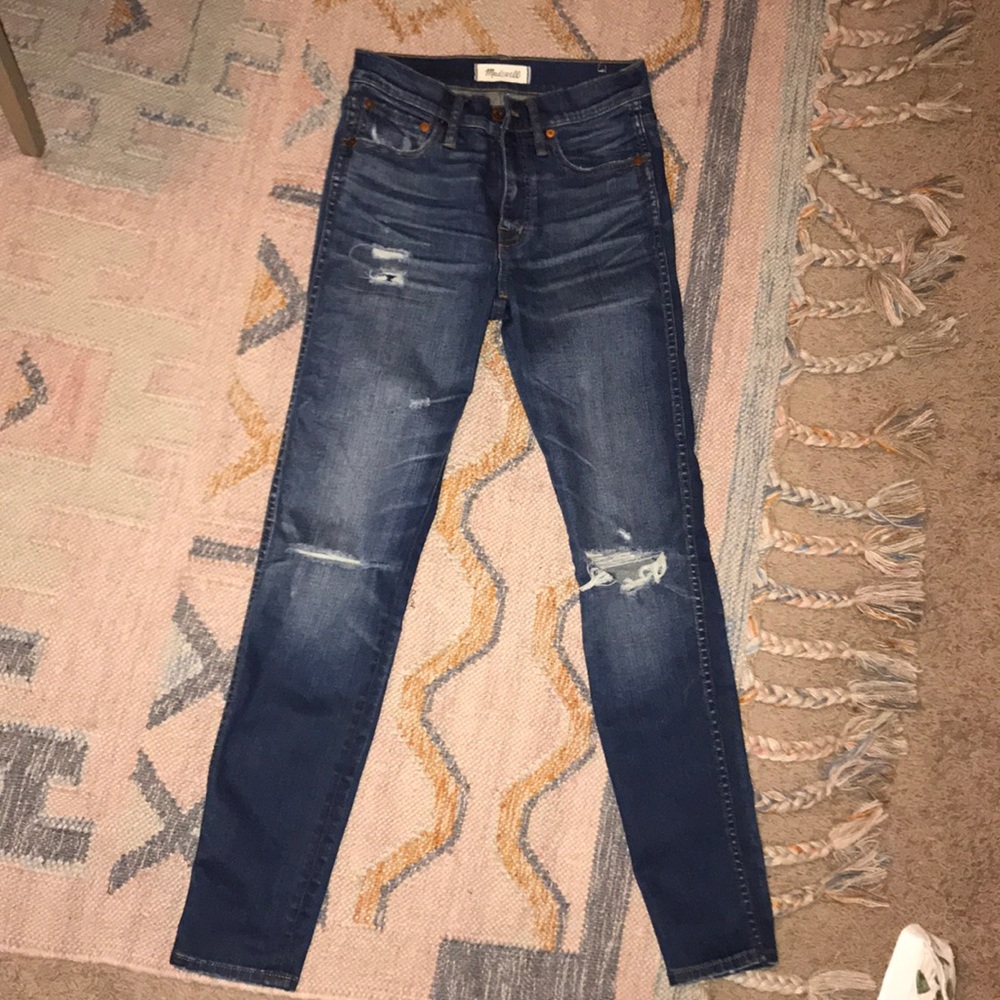 Madewell high rise skinny jeans